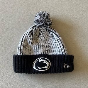 Women’s Penn State University Nittany Lions Blue and White Logo New Era Beanie